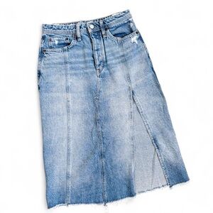 free people jean skirt